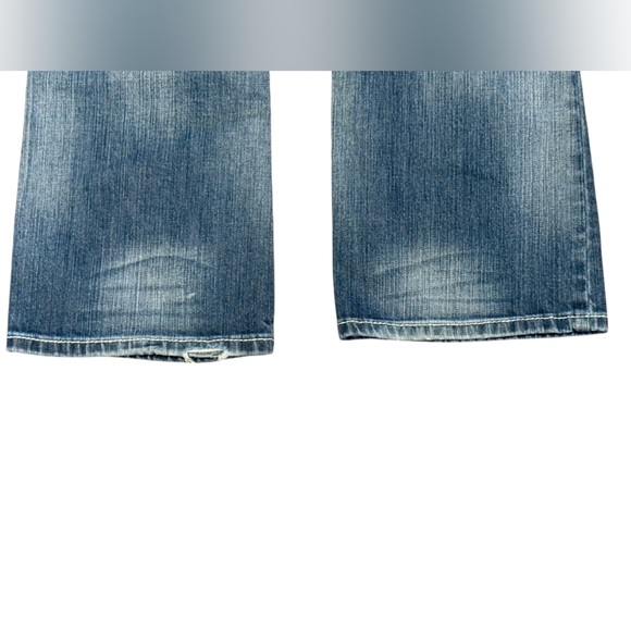 Harley-Davidson Women’s Size 4 x 30” Light Blue Flare Jeans - Picture 4 of 14